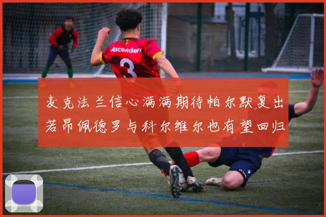 麦克法兰信心满满期待帕尔默复出若昂佩德罗与科尔维尔也有望回归